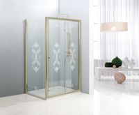 Душевой уголок CEZARES арт-GIUBILEO-AH-1-120/90-SCORREVOLE-CP-G — фото 1, Прямоугольные душевые уголки