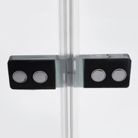 Aller Душевая дверь арт-10H05LBLACK MATT — фото 6, Распашные душевые двери