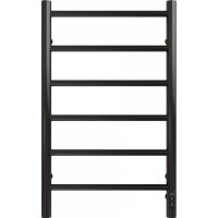 Электрический полотенцесушитель Grois Черный матовый арт-Laura GR-131 400x 700 П6 RAL9005 R — фото 3, Электрические полотенцесушители