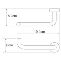 Товар: Donau K- Держатель туалетной бумаги арт-9496 - фото 4 Donau K- Держатель туалетной бумаги арт-9496 — фото 4, Держатели туалетной бумаги