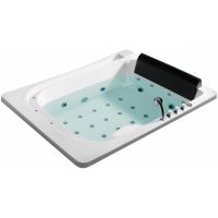 Акриловая ванна Gemy 200х152 с гидромассажем арт-G9265K — фото 1, Акриловые ванны