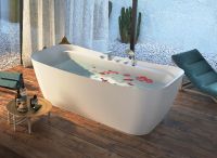 Ванна акриловая,отдельностоящая, AQUATEK АМАДЕО 1700 * 780 * 650. В Комплекте со сливом и арт-AQ-197778 — фото 6, Акриловые ванны