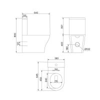 Унитаз компакт Iddis Stone с бачком и сиденьем Микролифт арт-STNRDSEi24 — фото 5, Напольные унитазы