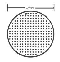 Верхний душ ESKO Хром арт-TS1300 — фото 3, Верхние души