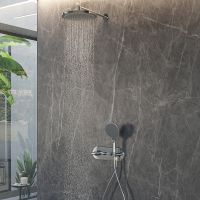 Душевая система Bossini Apice с термостатом Хром арт-L10505.030 — фото 11, Душевые стойки