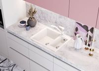 Кухонная мойка Polygran BRIG-620 (№16 Черный) арт-407923 — фото 1, Кухонные мойки