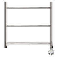 Полотенцесушитель электрический Point Афина П3 500x500 левый/правый, хром арт-PN04155E — фото 1, Электрические полотенцесушители