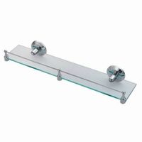 Аксесс Rhein K- Полка стеклянная (блистер), хром, WasserKRAFT арт-6244O — фото 1, Полки для ванной и душа