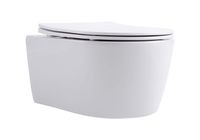 Унитаз-компакт подвесной безободковый AQUATEK ЕВРОПА 490*360*250 мм, горизонтальный выпуск арт-AQ1106-00 — фото 1, Подвесные унитазы