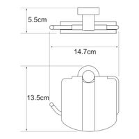 Donau K- Держатель туалетной бумаги арт-9425 — фото 4, Держатели туалетной бумаги