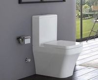 Унитаз биде Creavit Solo Белый без бачка и сиденья арт-SO361-00CB00E-0000 — фото 2, Напольные унитазы