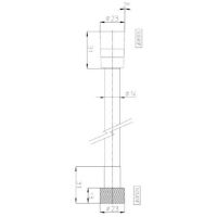 Товар: Душевой шланг Bossini Cromolux New Черный матовый арт-A00258B.073 - фото 2 Душевой шланг Bossini Cromolux New Черный матовый арт-A00258B.073 — фото 2, Душевые шланги