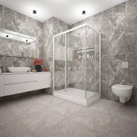 Душевой уголок Melodia della vita Square 120х80 профиль Белый стекло прозрачное арт-MCNSQ12080TWt — фото 3, Прямоугольные душевые уголки