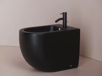 Биде Ceramicanova Metropol Черное матовое арт-CN4005MB — фото 11, Биде напольные
