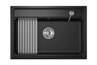 Товар: Granula-KS- кухонная мойка, кварц арт-7301, ЧЁРНЫЙ - фото 1 Granula-KS- кухонная мойка, кварц арт-7301, ЧЁРНЫЙ — фото 1, Кухонные мойки