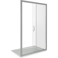 Душевая дверь в нишу Good Door Infinity WTW-130-C-CH 130 профиль Хром стекло прозрачное арт-ИН00028 — фото 10, Раздвижные душевые двери