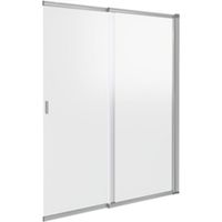 Шторка на ванну Good Door Screen SL-100-C-CH 100 профиль Хром стекло прозрачное арт-ПД00081 — фото 1, Шторки для ванной раздвижные