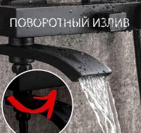 Душевая система ALMAes ECO Черная матовая арт-GK-0315 — фото 5, Душевые стойки