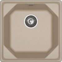GRANFEST Мойка UNIQUE 500 1-чаша 500*500мм песочный арт.GF- арт-U-500 песочный — фото 2, Кухонные мойки
