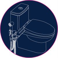 Гигиенический душ со смесителем Rossinka Хром арт-X25-56 — фото 3, Гигиенические души