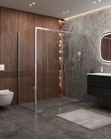 Душевой уголок CEZARES арт-MOLVENO-AH-2/1-170/80-C-Cr-IV — фото 1, Прямоугольные душевые уголки