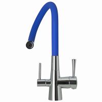 Товар: Смеситель для кухни Lemark Comfort Хром Синий арт-LM3075C-Blue - фото 5 Смеситель для кухни Lemark Comfort Хром Синий арт-LM3075C-Blue — фото 5, Смесители для кухни