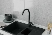 Смеситель для кухни Rush Nevis Черный матовый арт-NE1735-22black — фото 3, Смесители для кухни