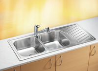 Мойка для кухни ELEGANT 70 SAT-90 1110X510 в комплекте с сифоном 1130555, арт-1009386.0 — фото 2, Кухонные мойки