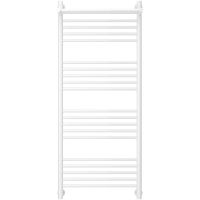 Водяной полотенцесушитель Сунержа Богема+ 1200x500 с полкой Белый арт-12-0223-1250 — фото 1, Водяные полотенцесушители