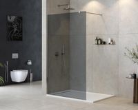 Душевая перегородка CEZARES арт-LIBERTA-L-1-120-120-GR-Cr — фото 1, Душевые перегородки