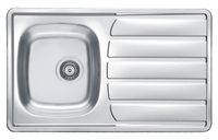 Мойка для кухни ZOOM 30 NAT-90 860X500 в комплекте с сифоном 1130550, арт-1098773.0 — фото 1, Кухонные мойки