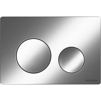 Клавиша смыва Ceramicanova Balance Circle Хром матовый арт-CN12-001M — фото 1, Кнопки смыва