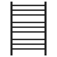 Полотенцесушитель электрический Point Вега П9 500x800, диммер справа, черный арт-PN71858B — фото 1, Электрические полотенцесушители