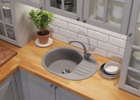 Кухонная мойка QUARTZBOND BOND-610 (Уголь) арт-688353 — фото 2, Кухонные мойки