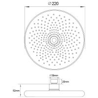 Товар: Верхний душ Melodia della vita Хром арт-MKP27007C - фото 4 Верхний душ Melodia della vita Хром арт-MKP27007C — фото 4, Верхние души
