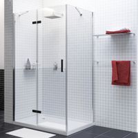 Aller Душевой уголок арт-10H10LBLACK — фото 2, Прямоугольные душевые уголки