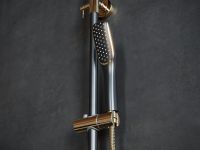 Душевая система Laguraty Черный Золото арт-7000AX — фото 3, Душевые стойки