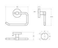 Держатель для туалетной бумаги CEZARES арт-RELAX-PH1-01 — фото 2, Держатели туалетной бумаги