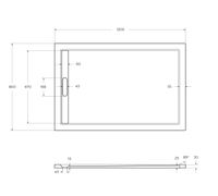 Товар: Поддон из искусственного мрамора CEZARES арт-TRAY-AS-AH-120/80-30-W - фото 3 Поддон из искусственного мрамора CEZARES арт-TRAY-AS-AH-120/80-30-W — фото 3, Душевые поддоны из литьевого мрамора
