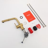 Смеситель для кухни Raglo Золото матовое арт-R86.49.03 — фото 11, Смесители для кухни