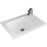 Раковина Roca Debba Unik 50 Белая арт-32799J00Y — фото 1, Раковины встраиваемые сверху