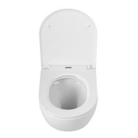 Унитаз подвесной безободковый с сиденьем CEZARES RELAX арт-CZR-38088-49-TH-TOR/SC — фото 6, Подвесные унитазы