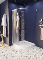 Акриловый поддон для душа 1MarKa Tondo 100x100 с антискользящим покрытием арт-01пто10 — фото 3, Акриловые душевые поддоны