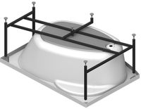 Акриловая ванна Radomir Vannesa Монти 150х105 R Белая без гидромассажа арт-2-01-0-2-1-213 — фото 2, Акриловые ванны