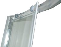 Душевой уголок Parly 90x90 профиль Хром стекло прозрачное с рисунком арт-Z9111 — фото 2, Душевые уголки четверть круга