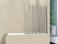 Шторка на ванну Good Door Screen 120х140 GR5-120-C-CH профиль Хром стекло прозрачное арт-ПД00082 — фото 5, Складные шторки для ванной