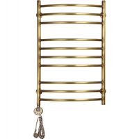 Электрический полотенцесушитель Domoterm Калипсо П10 500x800 АБР EL Античная бронза арт-КалипсоП10500x800АБРEL — фото 1, Электрические полотенцесушители