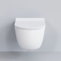 Унитаз Ambassador Abner подвесной Белый глянцевый без сиденья арт-103T20001R — фото 3, Подвесные унитазы