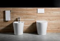 Унитаз напольный приставной безободковый AQUATEK ВЕГА 560*360*410 мм, горизонтальный выпус арт-AQ1906-00 — фото 2, Приставные унитазы