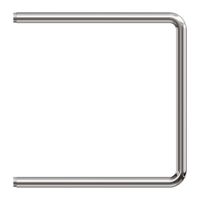 Водяной полотенцесушитель Point П-образный 500x400 Хром арт-PN35554 — фото 2, Водяные полотенцесушители